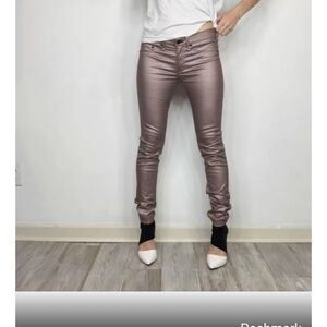 Rag &Bone low rise metallic legging